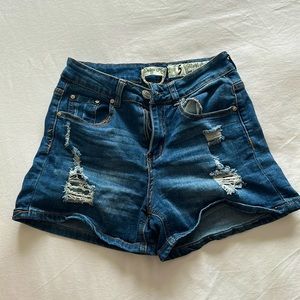 indigo rein jean shorts